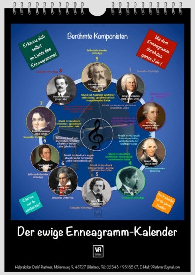 Enneagramm-Wandkalender