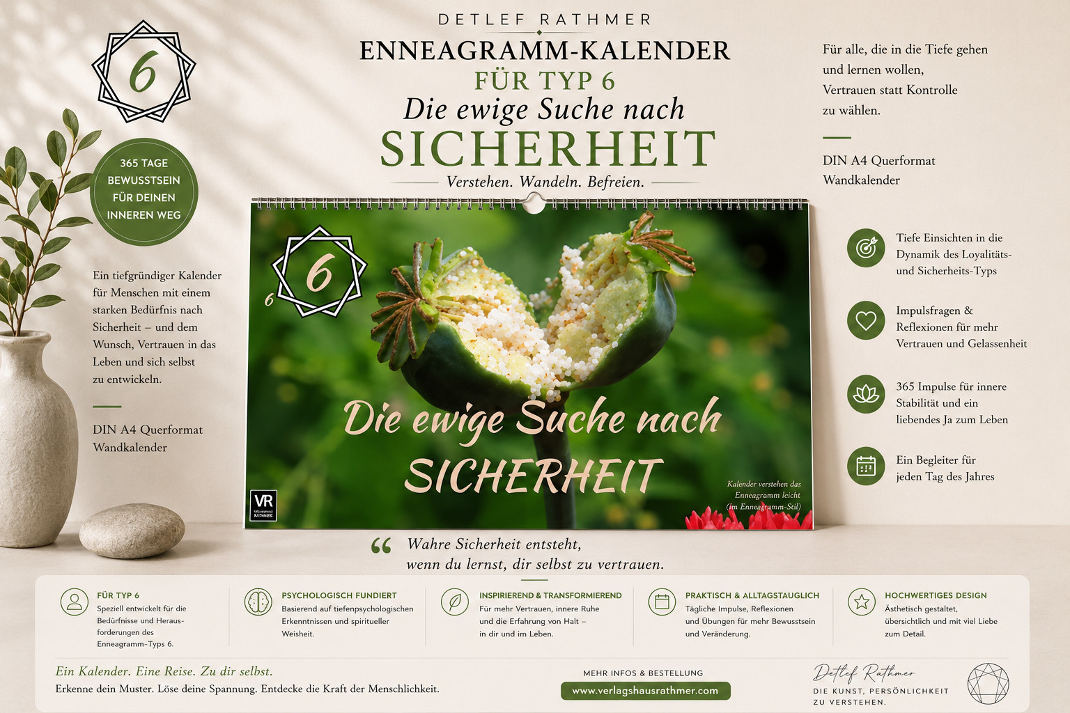 Enneagramm-Kalender für Typ 6 - DIE EWIGE SUCHE NACH SICHERHEIT – Bild 2