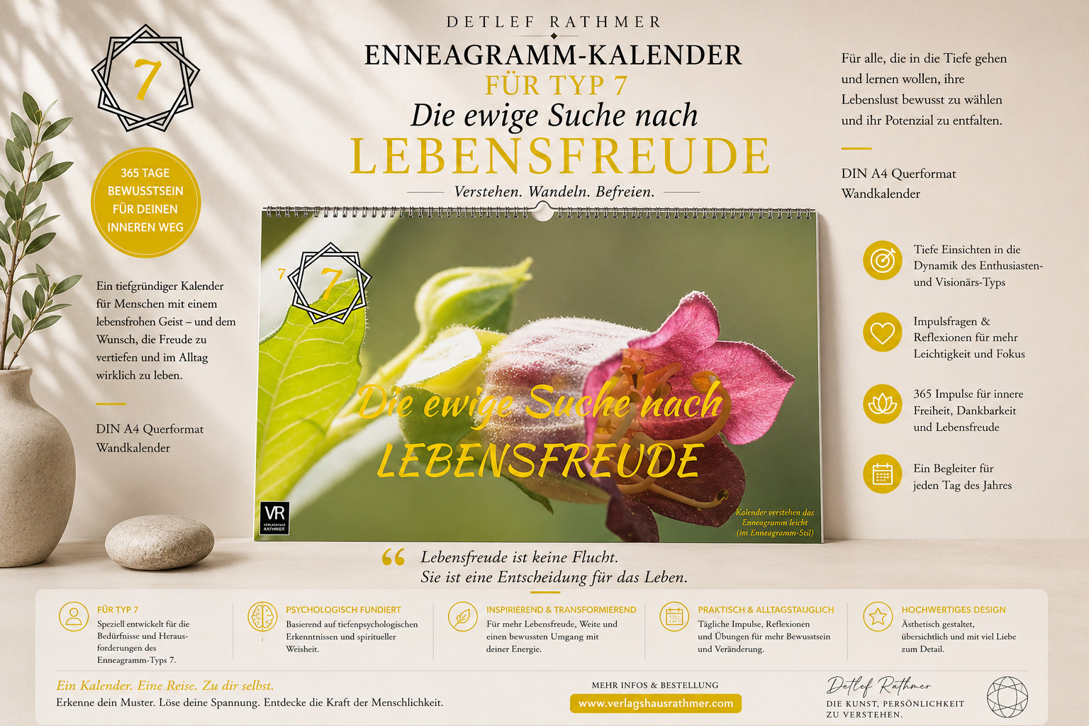 Enneagramm-Kalender für Typ 7 - DIE EWIGE SUCHE NACH LEBENSFREUDE – Bild 2