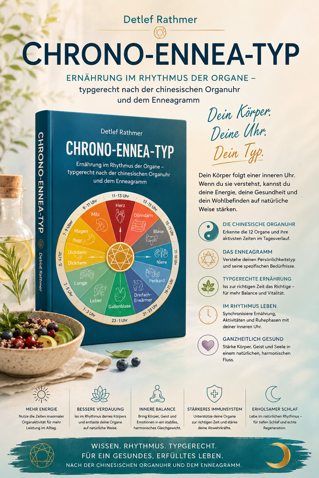 Chrono-Ennea-Typ: Ernährung im Rhythmus der Organe - typgerecht nach der chinesischen Organuhr und dem Enneagramm – Bild 2